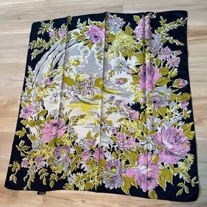 Foulard 100% Pure Silk Vintage Woman scarf